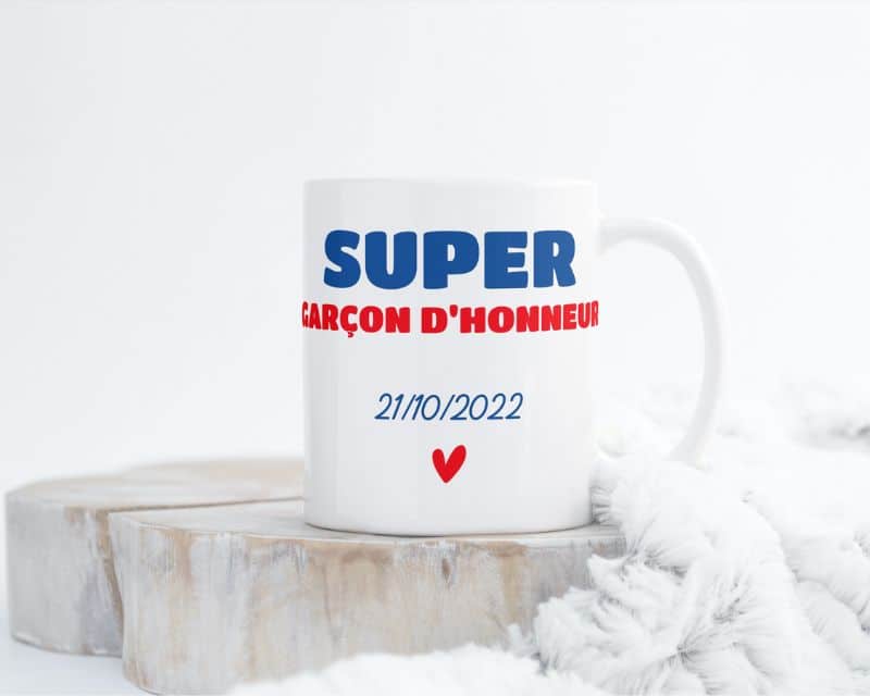 Mug personnalisé - Super Garçon d'honneur 