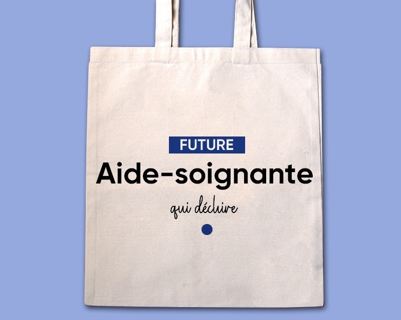 Tote bag personnalisable - Future aide-soignante