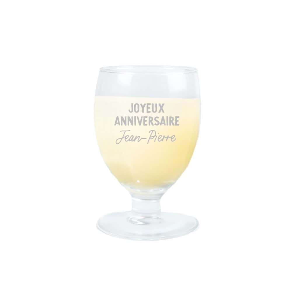 Verre à ricard ballon personnalisé pour un Jean-Pierre