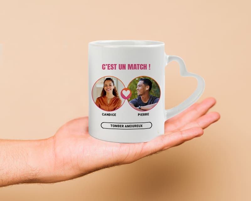 Mug personnalisé - It's a match