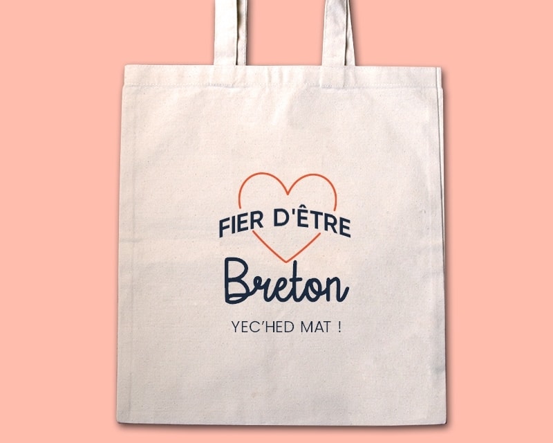 Tote bag personnalisable - Fier d'être Breton