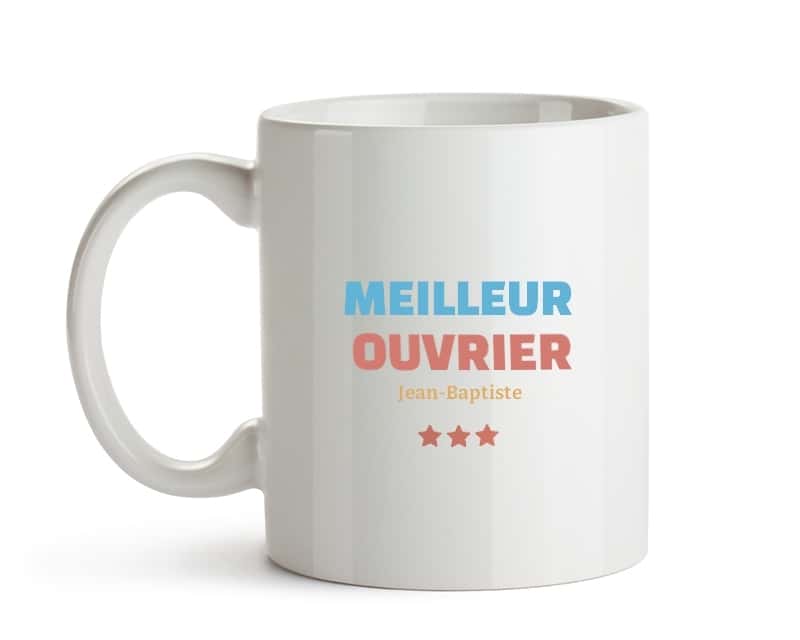 Mug personnalisé - Meilleur Ouvrier