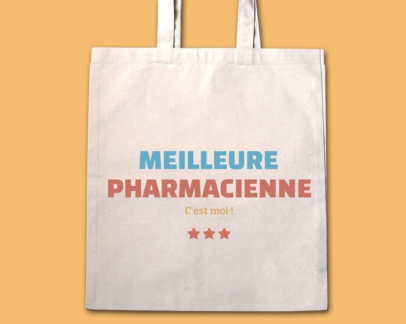 Tote bag personnalisable - Meilleure Pharmacienne