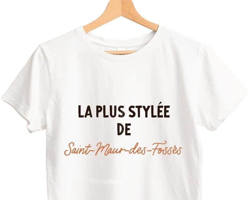 T-shirt femme personnalisé Saint-Maur-des-Fossés