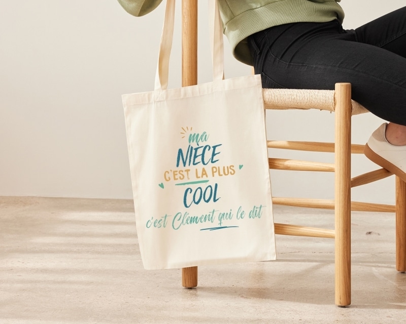 Tote bag personnalisé - Nièce la plus...