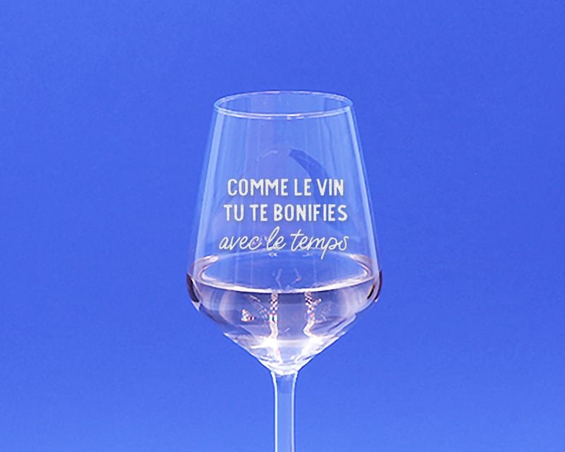 Verre à vin personnalisable homme 32 ans