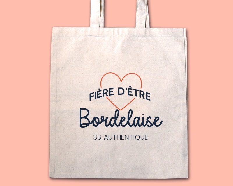 Tote bag personnalisable - Fière d'être Bordelaise