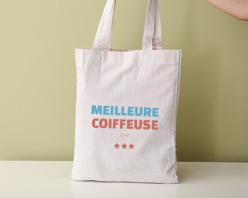 Tote bag personnalisable - Meilleure Coiffeuse