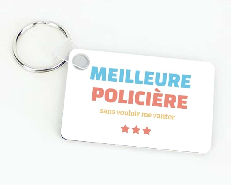 Porte-clés personnalisable - Meilleure Policière