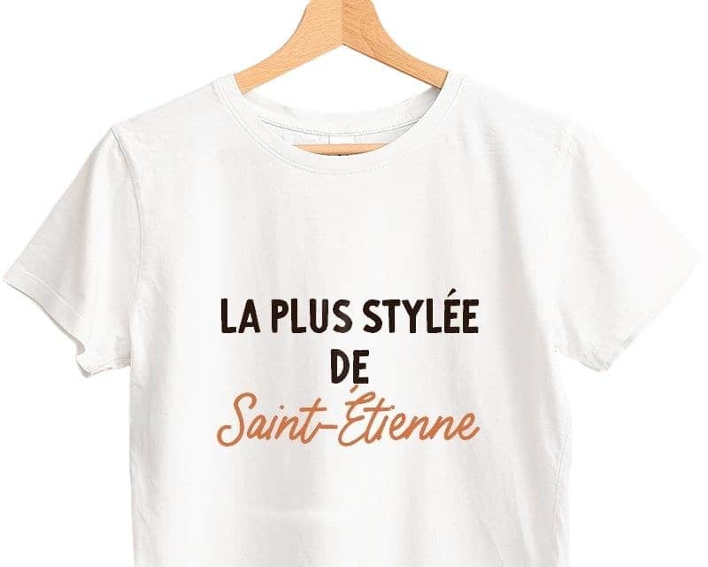 T-shirt femme personnalisé Saint-Étienne