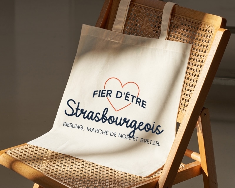 Tote bag personnalisable - Fier d'être Strasbourgeois
