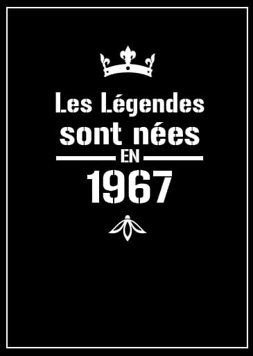 Affiche légendes année 1967