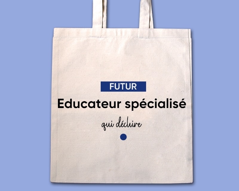 Tote bag personnalisable - Futur educateur spécialisé