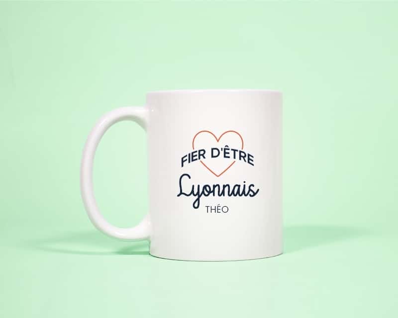 Mug personnalisé - Fier d'être Lyonnais