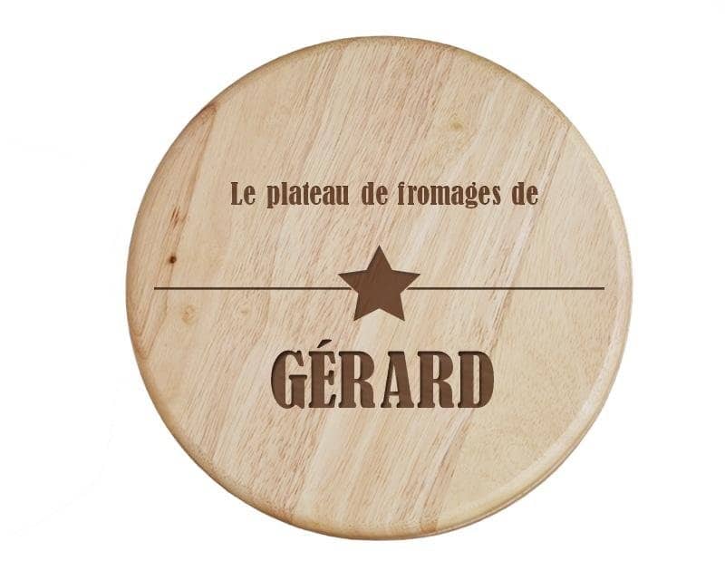 Set à fromage personnalisé pour un Gérard