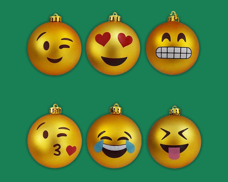 Boules de Noël - Emoji