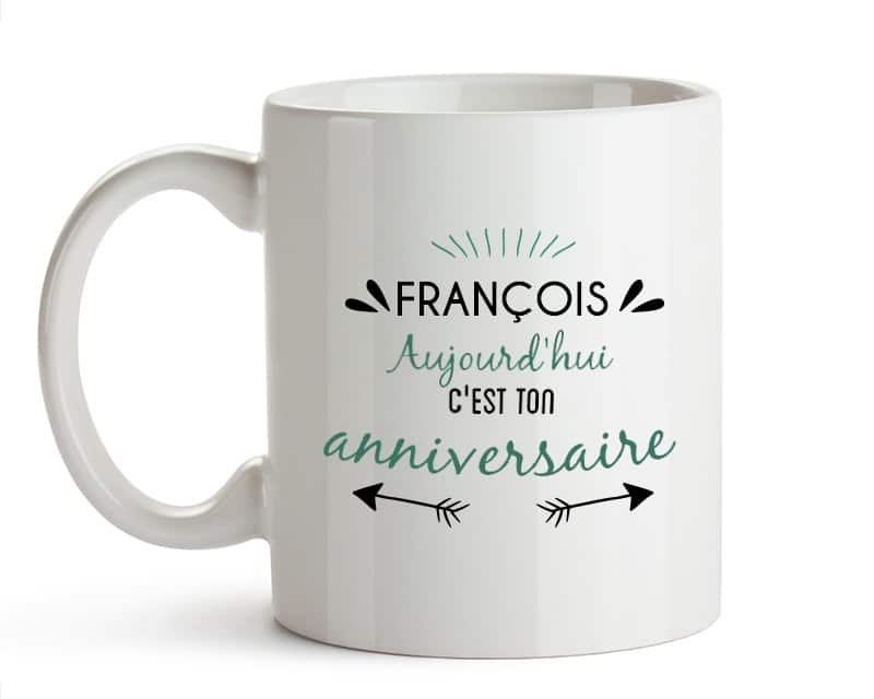 Mug personnalisé pour un François