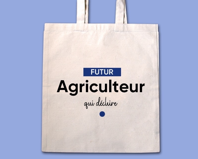 Tote bag personnalisable - Futur agriculteur