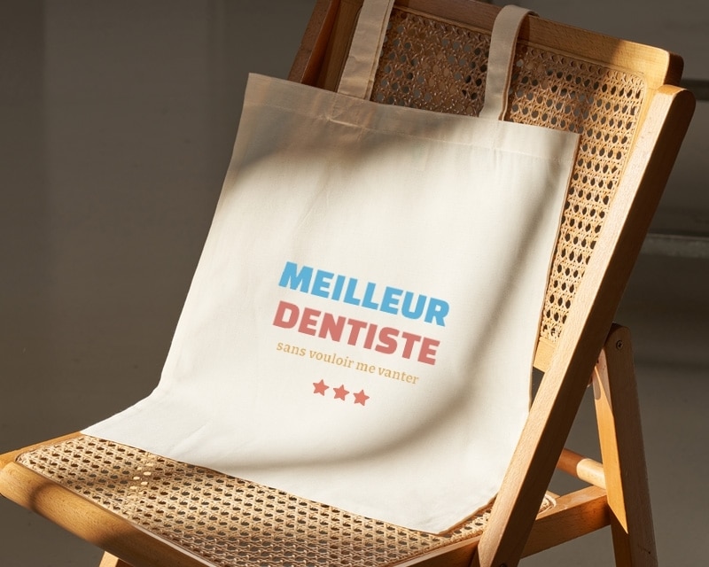 Tote bag personnalisable - Meilleur Dentiste