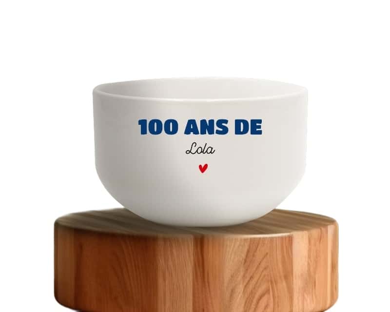 Bol message Super personnalisable femme 100 ans