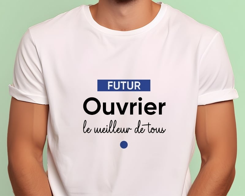 Tee shirt personnalisé homme - Futur ouvrier