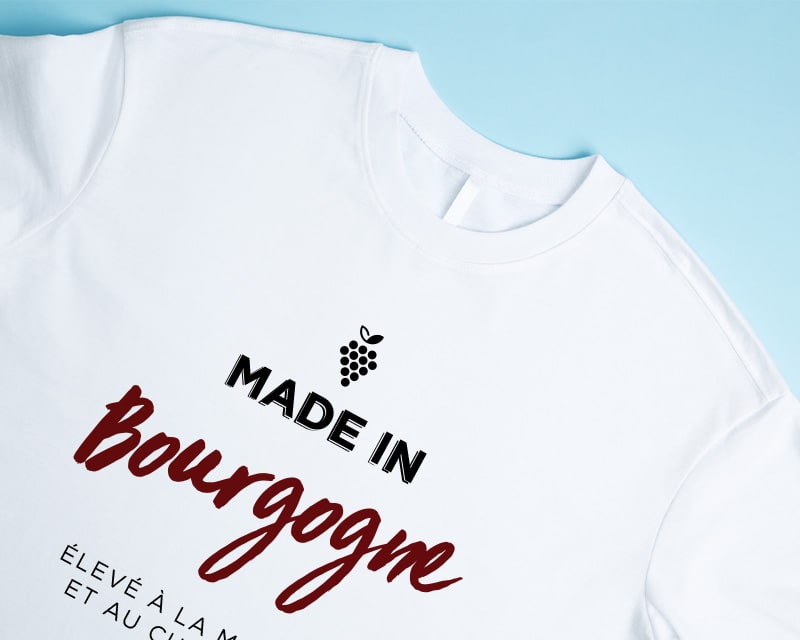 Tee shirt personnalisé homme - Made In Bourgogne