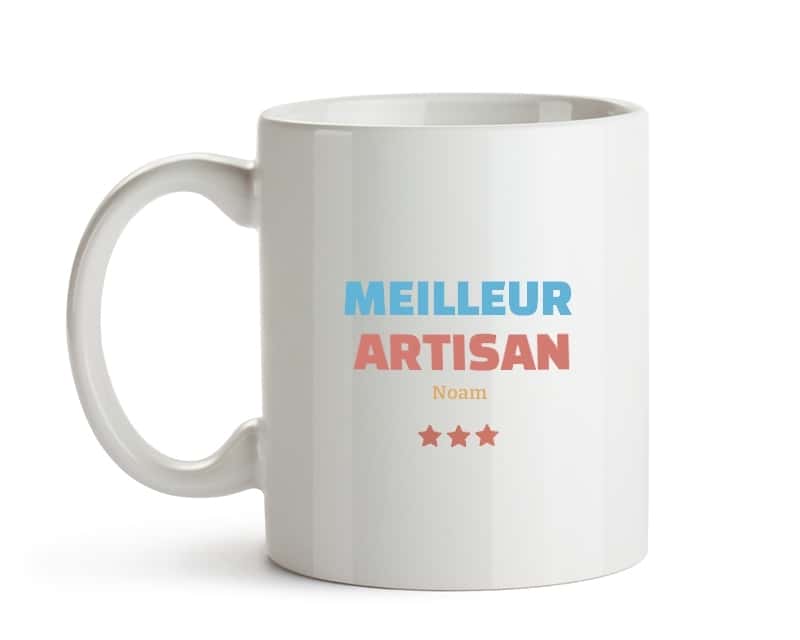 Mug personnalisé - Meilleur Artisan