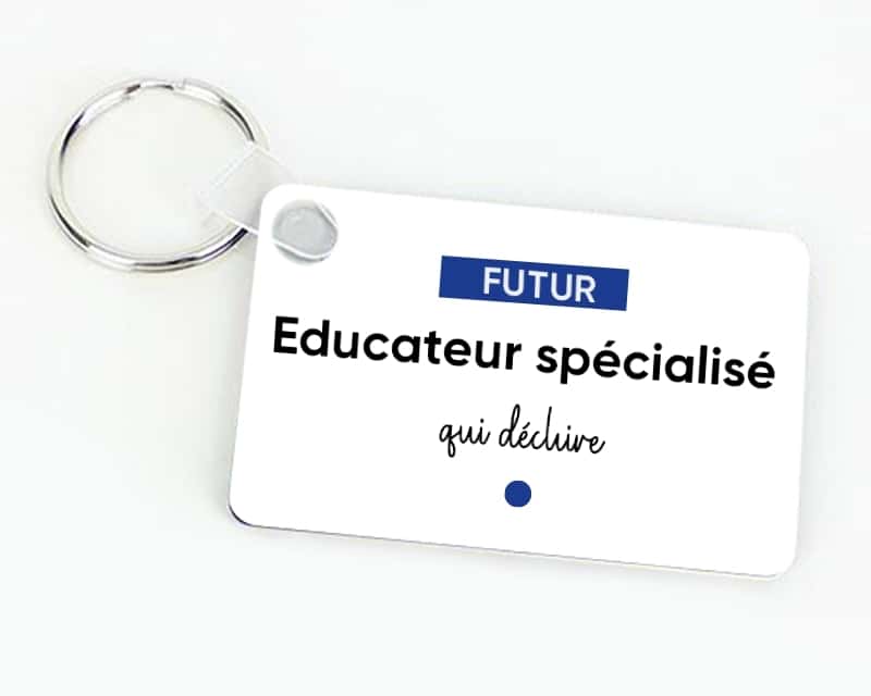 Porte-clés à personnaliser - Futur educateur spécialisé