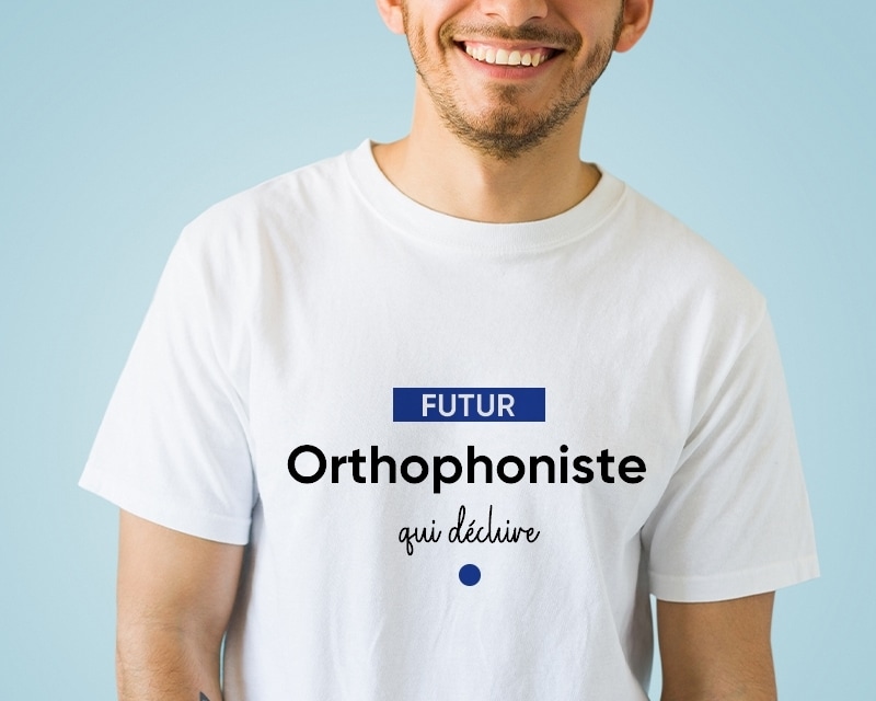 Tee shirt personnalisé homme - Futur orthophoniste