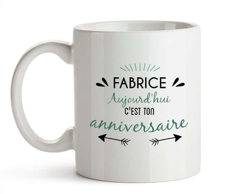 Mug personnalisé pour un Fabrice