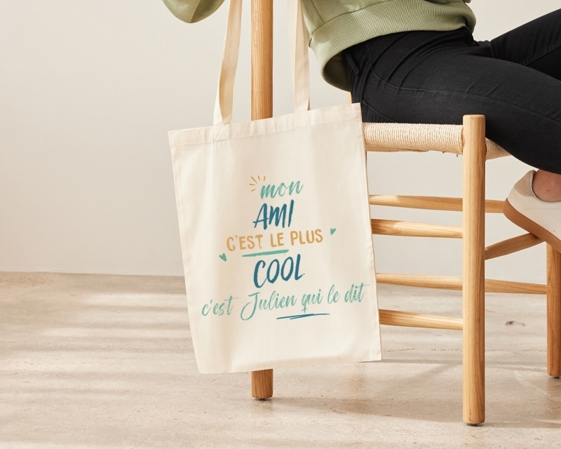 Tote bag personnalisé - Ami le plus...