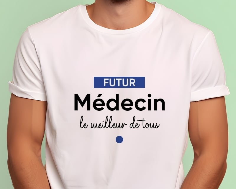 Tee shirt personnalisé homme - Futur médecin