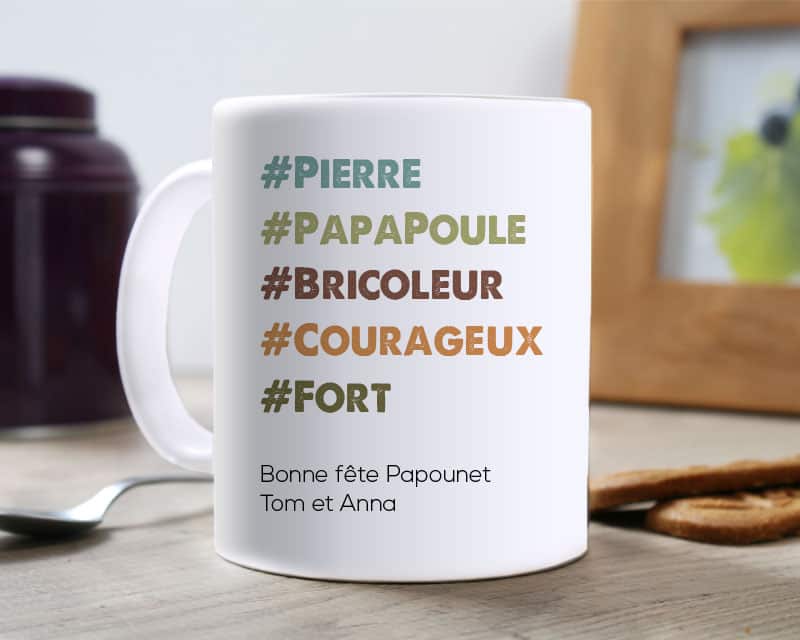 Mug personnalisé entreprise - Hashtag