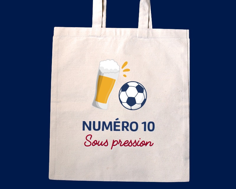 Tote bag personnalisé - Apéro Foot