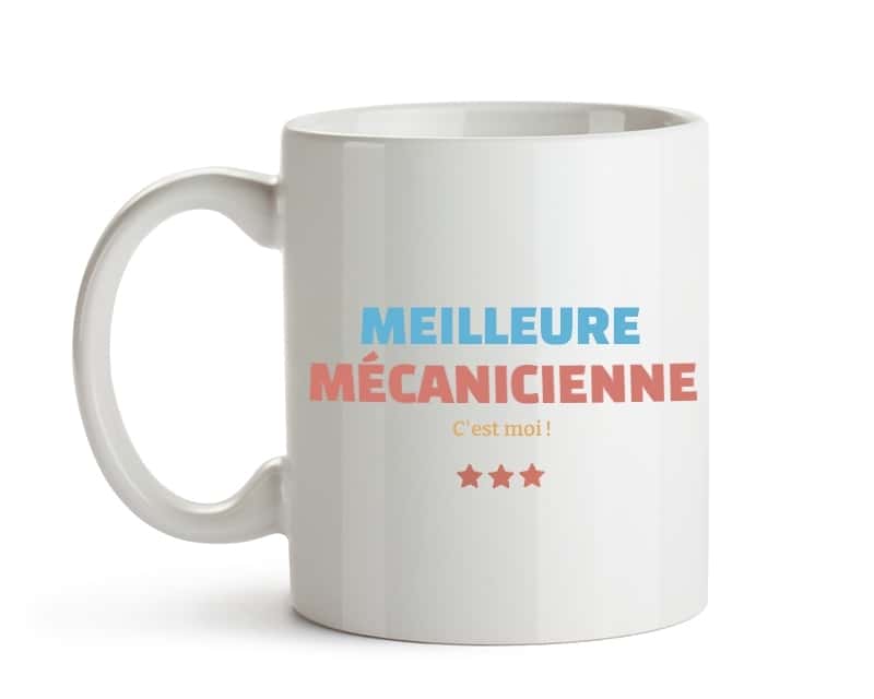 Mug personnalisé - Meilleure Mécanicienne