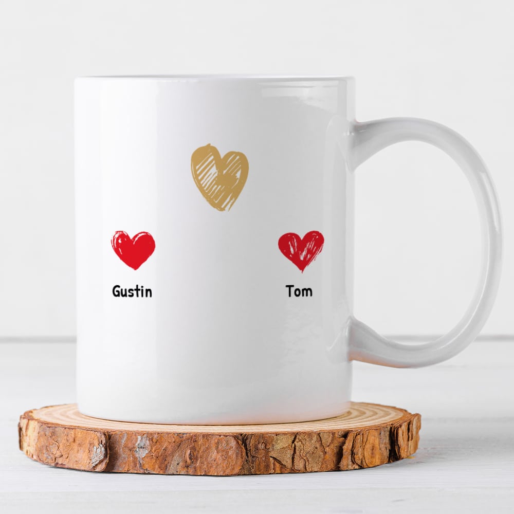 Mug personnalisé - Maman et ses petits coeurs