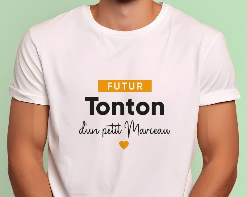 Tee shirt personnalisé homme - Futur tonton