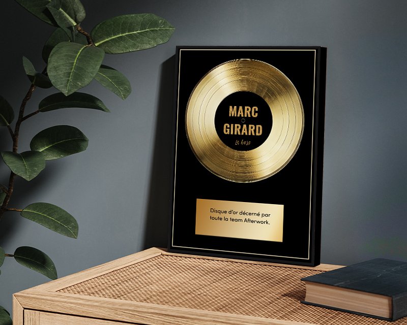 Disque d'or femme 50 ans