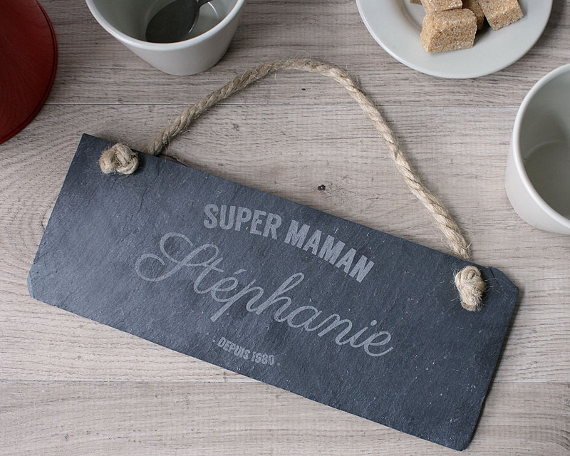 Plaque de porte personnalisée - Vintage Maman