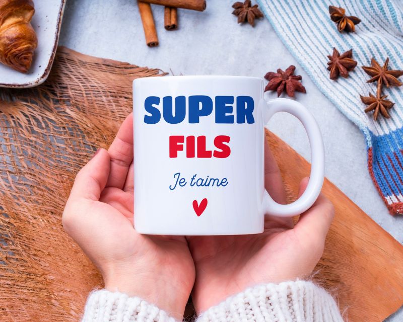 Mug personnalisé - Super Fils