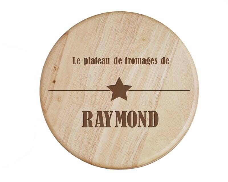 Set à fromage personnalisé pour un Raymond