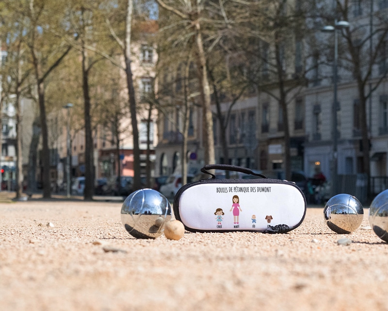 Sacoche de pétanque personnalisée - Family Circus