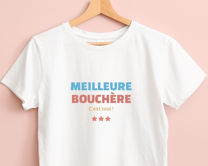 Tee shirt personnalisé femme - Meilleure Bouchère