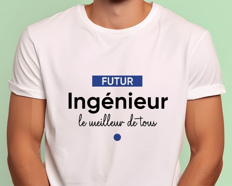 Tee shirt personnalisé homme - Futur ingénieur