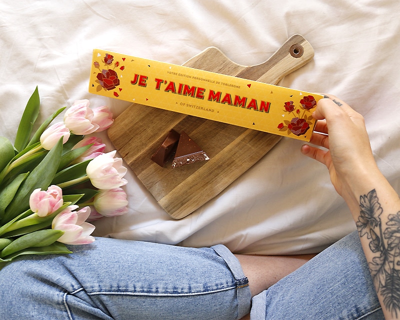 Toblerone géant - Je t'aime Maman