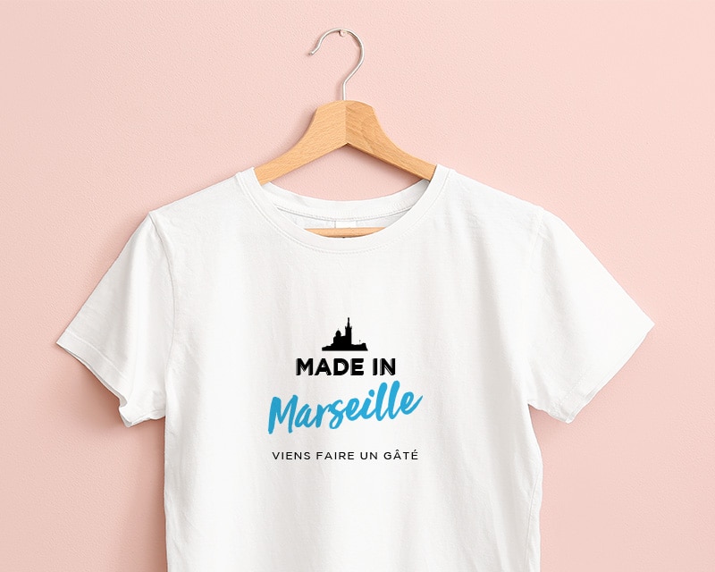 Tee shirt personnalisé femme - Made In Marseille