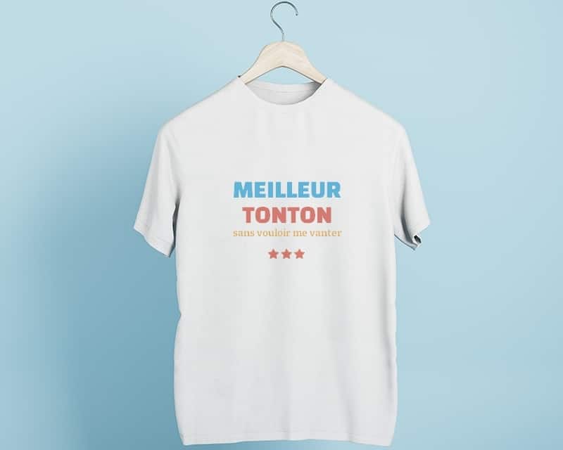 Tee shirt personnalisé homme - Meilleur Tonton