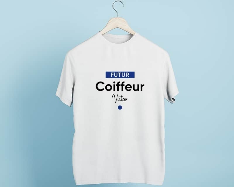 Tee shirt personnalisé homme - Futur coiffeur