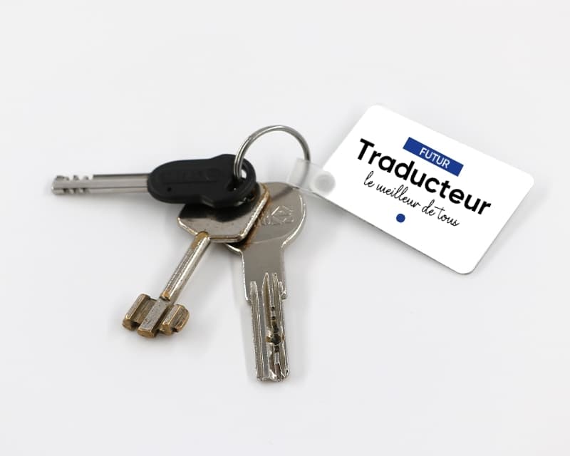 Porte-clef personnalisé - Futur traducteur