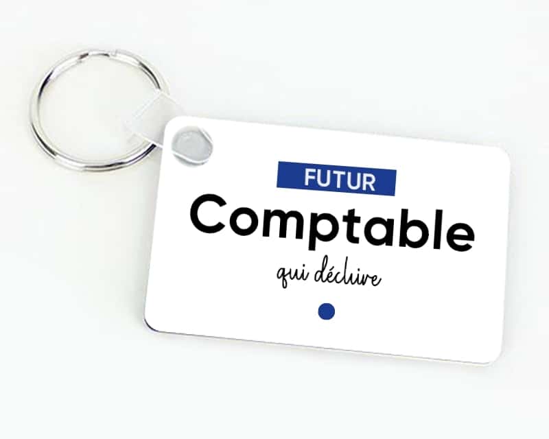 Porte-clés à personnaliser - Futur comptable